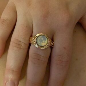 Opal like ring